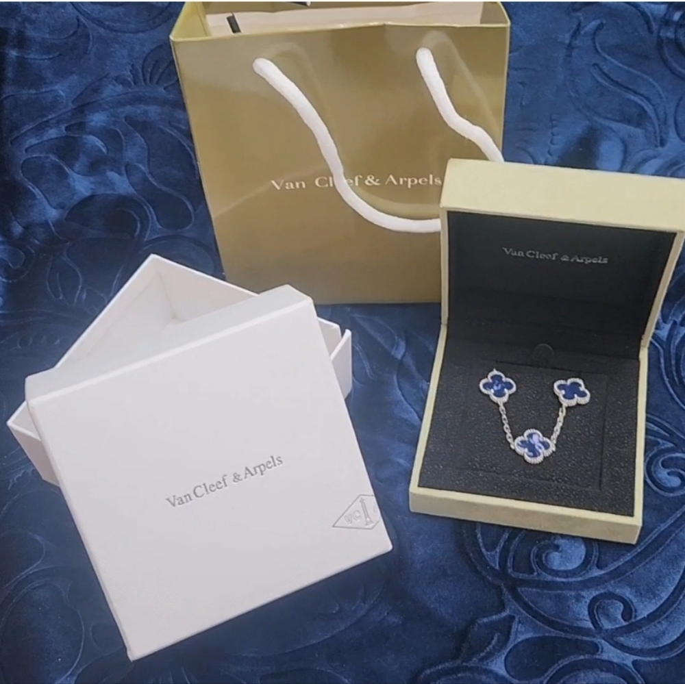 VCA Rep White Gold/Pietersite Bracelet (BRB1)